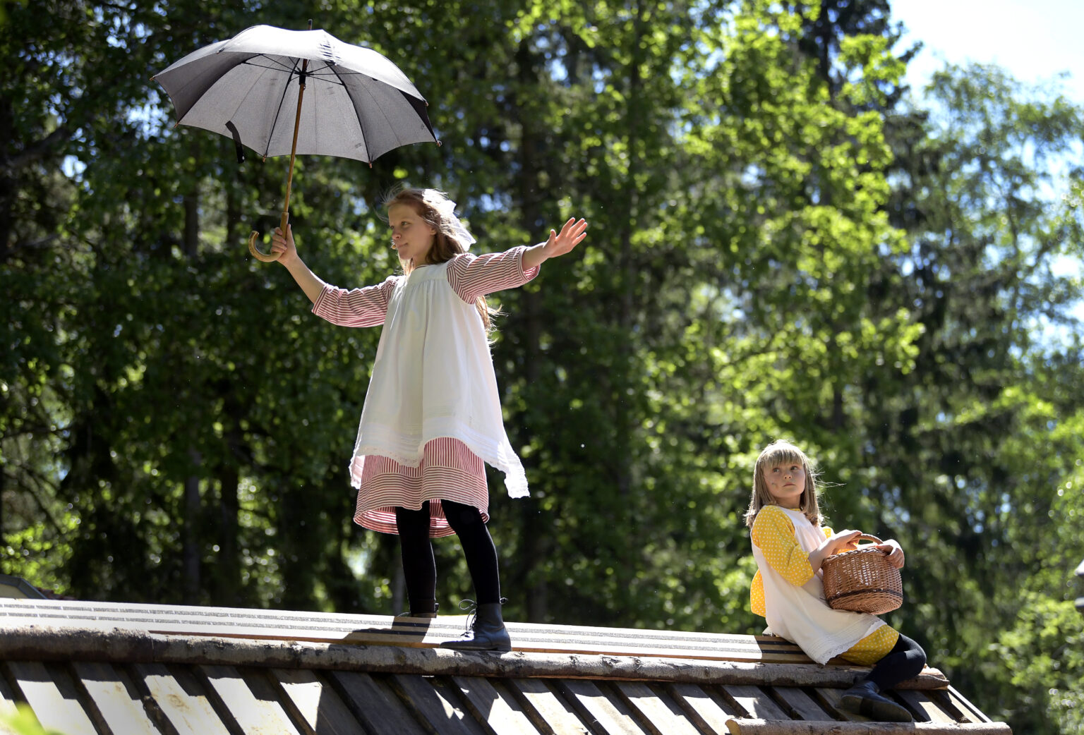Madicken i temaparken Astrid Lindgrens värld. Foto: TT