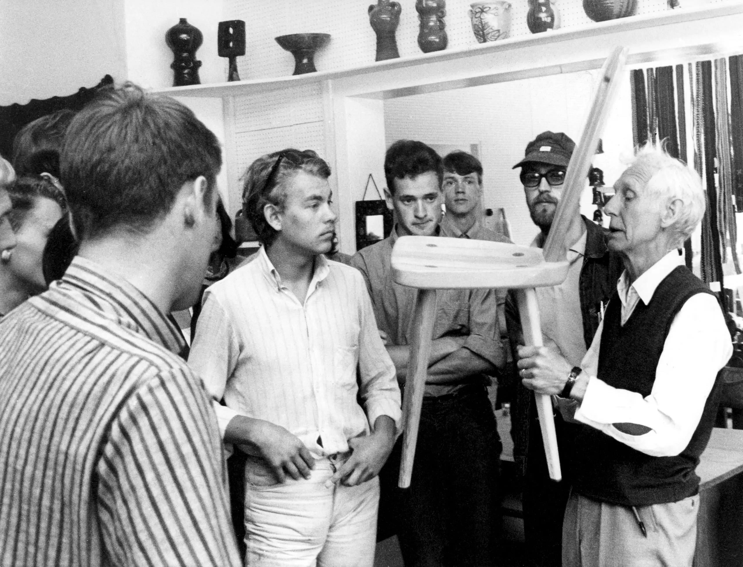 Möbel- och inredningsarkitekten Carl Malmsten 1967.
