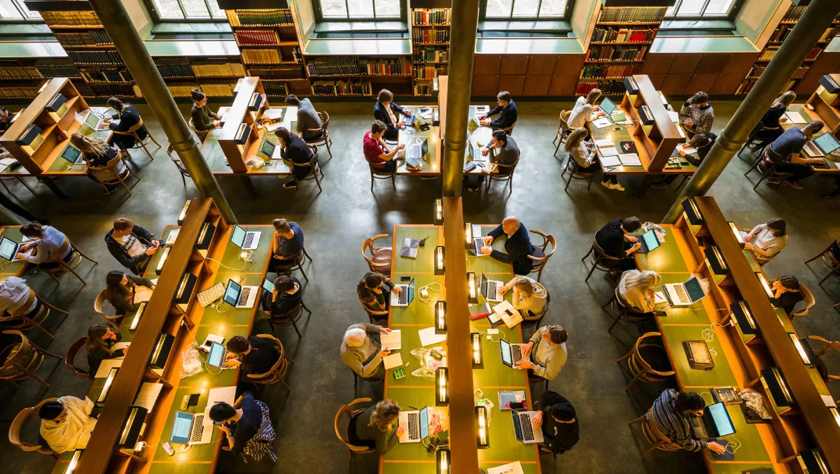Bibliotek i Stockholm.